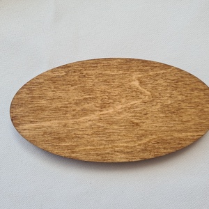 Ovális forma festett fából (8 cm) - 10 darabos csomagban - esküvő - dekoráció - helyszíni dekor - Meska.hu