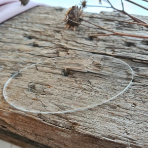 Ovális formájú plexilap - 10 cm - esküvő - dekoráció - asztaldísz - Meska.hu