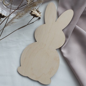 Nyúl alakú alap fából (20 centiméteres), Kellékek & szerszámok, Hobby fa alapanyag, Rétegelt lemez, fa alap, Mindenmás, MESKA