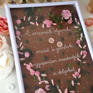 Anyák napjára Nagymamáknak -keretbe zárt szeretet - Meska.hu