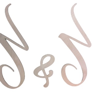 Monogram Kezdőbetű  - esküvő - dekoráció - helyszíni dekor - Meska.hu