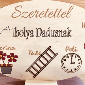 Óvónéniknek , dadusoknak ballagási ajándék óvoda, bölcsöde - otthon & életmód - babaszoba, gyerekszoba - gyerek névtábla - Meska.hu