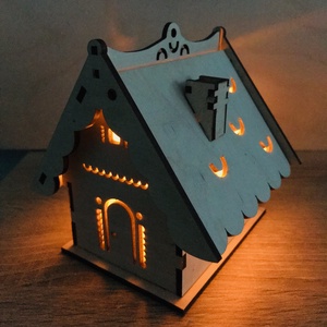 Karácsonyi Házikó alakú lámpácska - karácsony - karácsonyi lakásdekoráció - karácsonyfadíszek - Meska.hu Karácsonyi Házikó alakú lámpácska - karácsony - karácsonyi lakásdekoráció - karácsonyfadíszek - Meska.hu