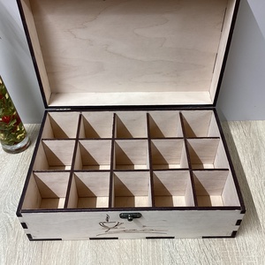 Tea tartó doboz - otthon & életmód - konyhafelszerelés, tálalás - konyhai tárolás - tea & kávé tárolás - Meska.hu
