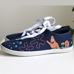 Cipőfestés egyedi mintával - ruha & divat - cipő & papucs - cipő, szandál - Meska.hu