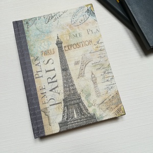Paris , Eiffel Tower - otthon & életmód - papír, írószer - jegyzetfüzet & napló - Meska.hu