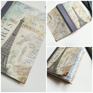 Paris , Eiffel Tower - otthon & életmód - papír, írószer - jegyzetfüzet & napló - Meska.hu