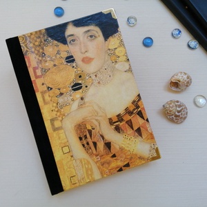 Klimt Hölgyei - Egyedi napló szecessziós stílusban - otthon & életmód - papír, írószer - jegyzetfüzet & napló - Meska.hu
