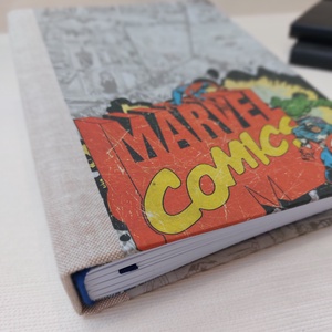 Marvel Comics egyedi napló, Otthon & Lakás, Papír írószer, Jegyzetfüzet & Napló, Könyvkötés, Meska