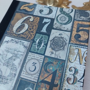 Vintage Numbers, egyedi napló - otthon & életmód - papír, írószer - jegyzetfüzet & napló - Meska.hu