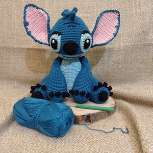 Stitch horgolt figura, Játék & Sport, Plüssállat & Játékfigura, Plüss mesefigurák, Horgolás, MESKA