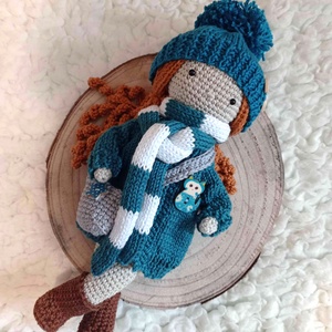 Kézzel horgolt, öltöztethető egyedi amigurumi baba, Játék & Sport, Baba & babaház, Öltöztethető baba, Horgolás, MESKA