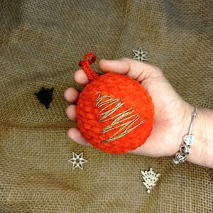 horgolt karácsonyfa díszek - karácsony - karácsonyi lakásdekoráció - karácsonyfadíszek - Meska.hu