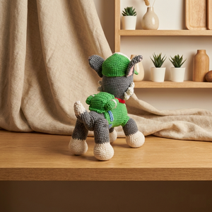 Mancs őrjárat-Rocky horgolt figura - játék & sport - plüssállat & játékfigura - kutya - Meska.hu