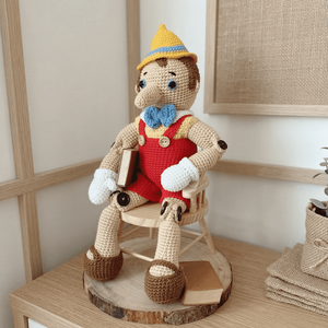 Horgolt Pinokkió, Játék & Sport, Plüssállat & Játékfigura, Ember, Horgolás, MESKA