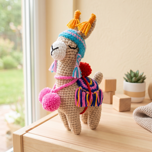 Szöszmösz a kis alpaka, Játék & Sport, Plüssállat & Játékfigura, Láma, Horgolás, MESKA