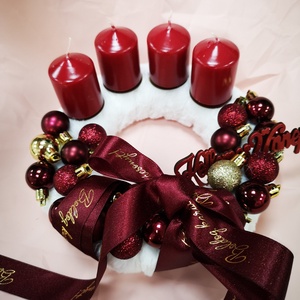 Karácsonyi dekoráció! adventi koszorú - karácsony - adventi díszek - adventi koszorú - Meska.hu