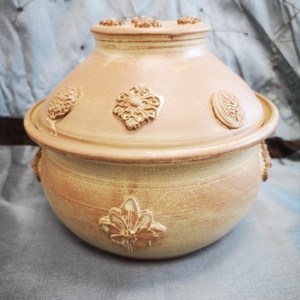 Kerámia fedeles tál  - Meska.hu