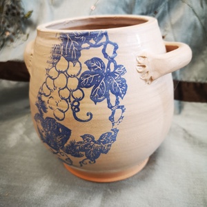 Füles edényke , Otthon & Életmód, Dekoráció, Asztal és polc dekoráció, Dekorációs tál, tartó, Agyagozás, Kerámia, MESKA