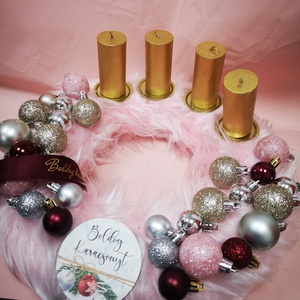 Karácsonyi dekoráció! adventi koszorú, Karácsony, Adventi díszek, Adventi koszorú, Mindenmás, MESKA