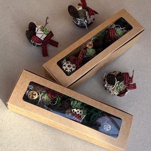  Karácsonyi kosárkák díszdobozban - Meska.hu