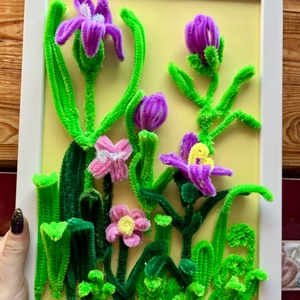 Virág kép, Otthon & Életmód, Dekoráció, Ajtó- és ablak dekoráció, Ablakdísz, , MESKA