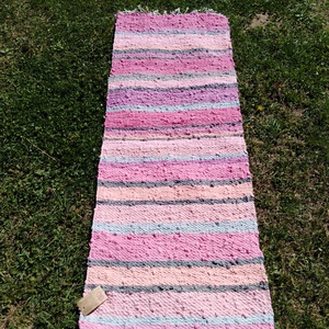 Rongyszőnyeg 62x160 - Meska.hu