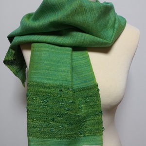 Sál  56x127 cm 100% Mulberry selyemből + ajándék mosószer - ruha & divat - sál, sapka, kendő - kendő - Meska.hu