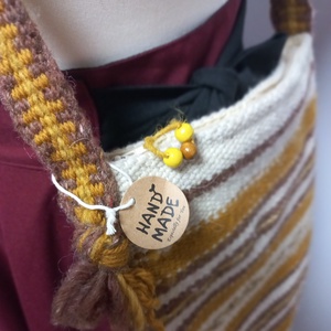 Gyapjú tarisznya 27x24 - táska & tok - kézitáska & válltáska - tarisznya - Meska.hu