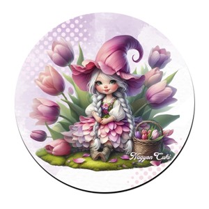 Cuki Tulipános manólány mintás bögre alátét, , , MESKA