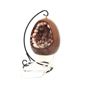 Napkő tojás hangulatlámpa fém állvánnyal 10 cm, Kellékek & szerszámok, Ásvány alapanyag, , MESKA