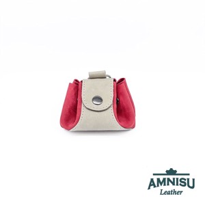 Szürke - gyűrt piros bőr mini 2in1 szütyő és kockatálca N8014-5011 - játék & sport - táblajáték és kártyajáték - társasjátékok - dobókocka - Meska.hu