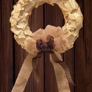 Ünnepi ajtó kopogtató masnival - Meska.hu