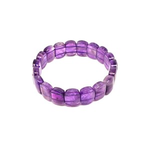 Ametiszt ovális karkötő 14x10mm, Ékszer, Karkötő, Ásványkarkötő, , MESKA