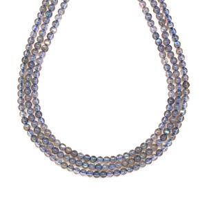 Labradorit golyó 3mm ékszerkészítő alapanyag (füzér), Kellékek & szerszámok, Ásvány alapanyag, Ásványfüzér, , MESKA