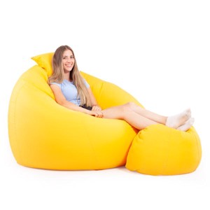 Sárga ALL IN Grandiózus Babzsákfotel Garnitúra, , , MESKA