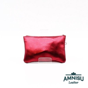 Metál bordó ívelt egy cipzáras kristály köves kulcstartó D5006 - táska & tok - kulcstartó & táskadísz - kulcstartó - Meska.hu