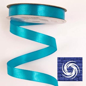 Szatén szalag 12mmx22,86m - aqua kék, Kellékek & szerszámok, Rövidáru, Szatén szalag, Szalag, pánt, , MESKA