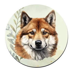 Vörös Akita portré mintás bögre alátét, , , MESKA