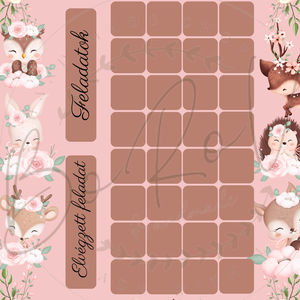 Névre szóló képes napirend/napi rutin/vizuális napirend - otthon & életmód - dekoráció - fali és függő dekoráció - falinaptár & öröknaptár - Meska.hu