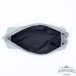 Ezüst rombusz swarovski köves bőr neszeszer / tolltartó K1008 - táska & tok - neszesszer - Meska.hu