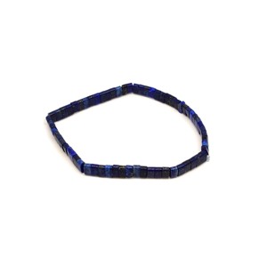 Lapis lazuli téglalap szemes karkötő 5x3mm - Meska.hu