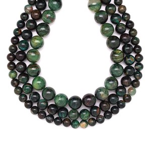 Mika szinezett zöld golyó 8mm  ékszerkészítő alapanyag (füzér), Kellékek & szerszámok, Ásvány alapanyag, Ásványfüzér, , MESKA