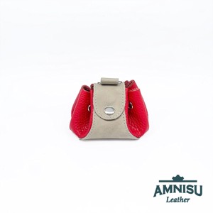 Szürke - piros bőr mini 2in1 szütyő és kockatálca N8014-5017 - játék & sport - táblajáték és kártyajáték - társasjátékok - dobókocka - Meska.hu