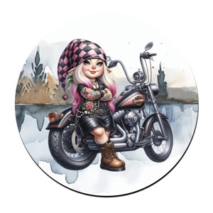 Várok Rád - Motoros manó lány mintás bögre alátét, , , MESKA