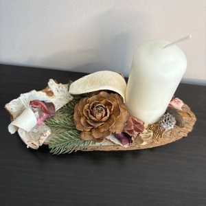 Mindenszenteki temető dísz, sírdísz, Otthon & Életmód, Vallás, Temetkezési tárgy, Temetői gyertyák, mécsesek, Famegmunkálás, MESKA