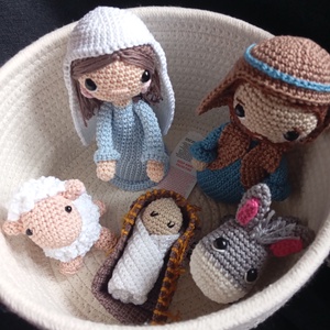 Betlehemi jelenet, Karácsony, Karácsonyi lakásdekoráció, Karácsonyi ablakdíszek, ablakmatricák, Horgolás, MESKA