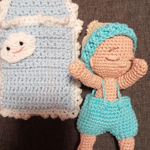 Újszölött horgolt baba - játék & sport - baba & babaház - öltöztethető baba - Meska.hu