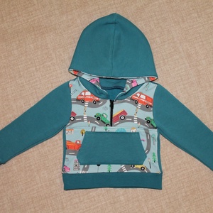 Kapucnis pulóver, 80, Ruha & Divat, Gyerekruha, Pulóver, Varrás, MESKA