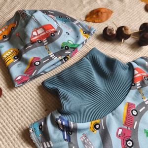 Sapka-sál szett, átmeneti időre - ruha & divat - sál, sapka, kendő - sapka & sál szett - Meska.hu